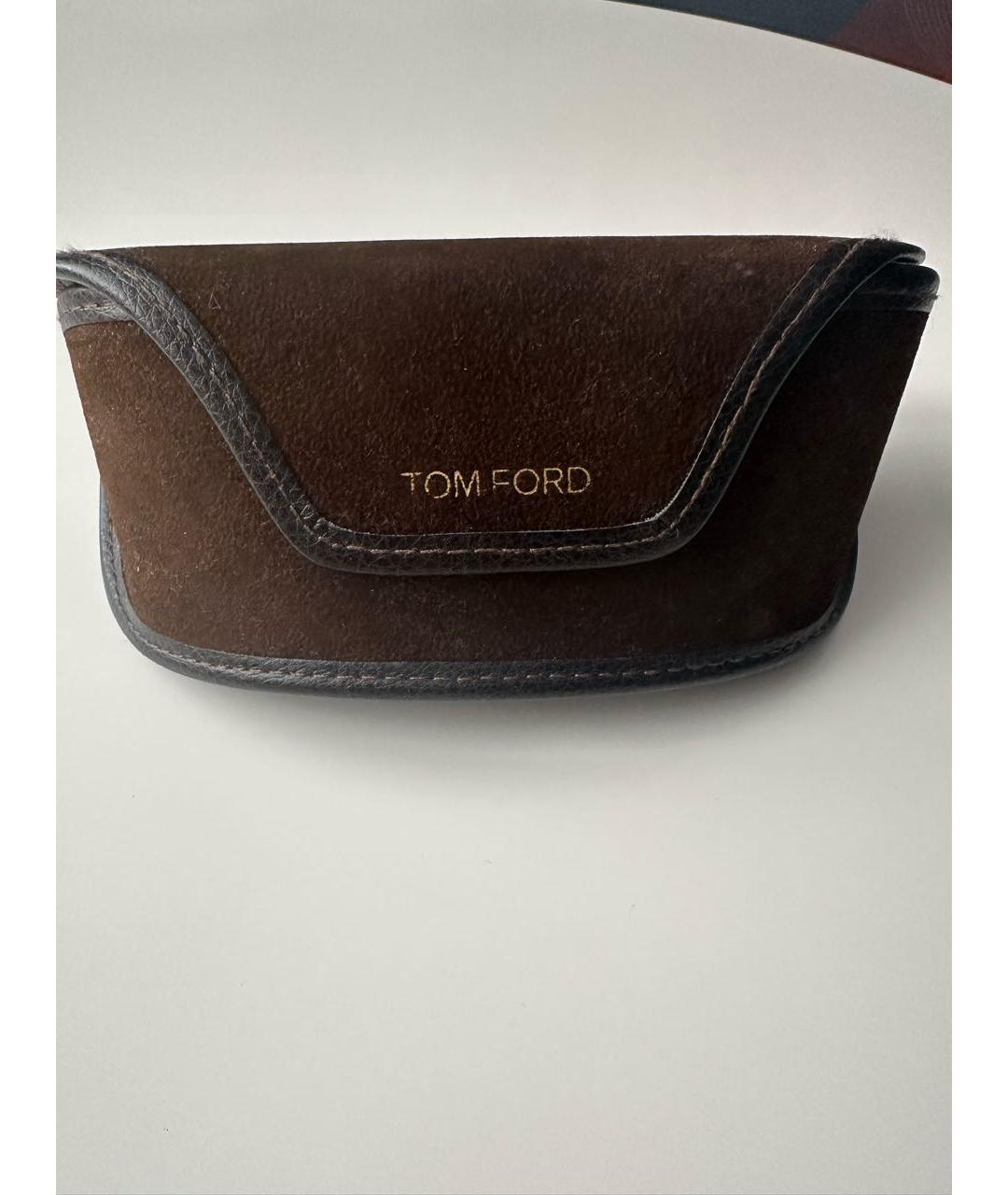 TOM FORD Черные пластиковые солнцезащитные очки, фото 4