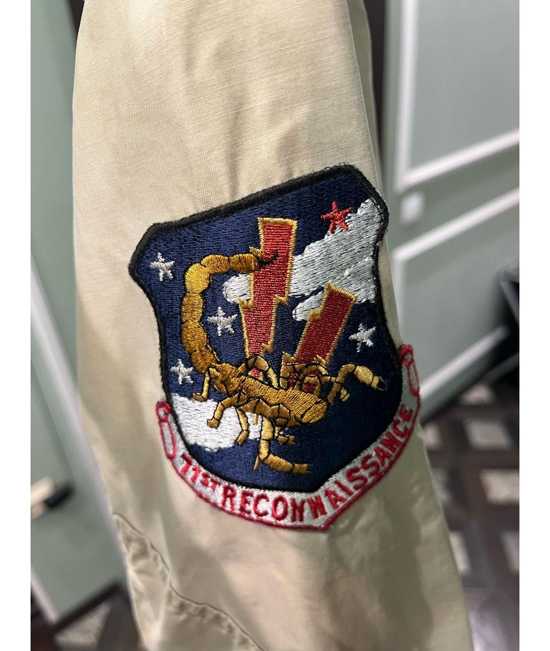 POLO RALPH LAUREN Бежевая хлопковая куртка, фото 5