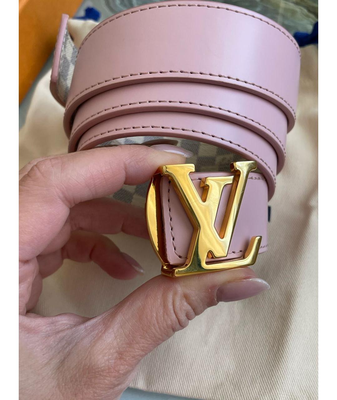 LOUIS VUITTON Розовый ремень, фото 5