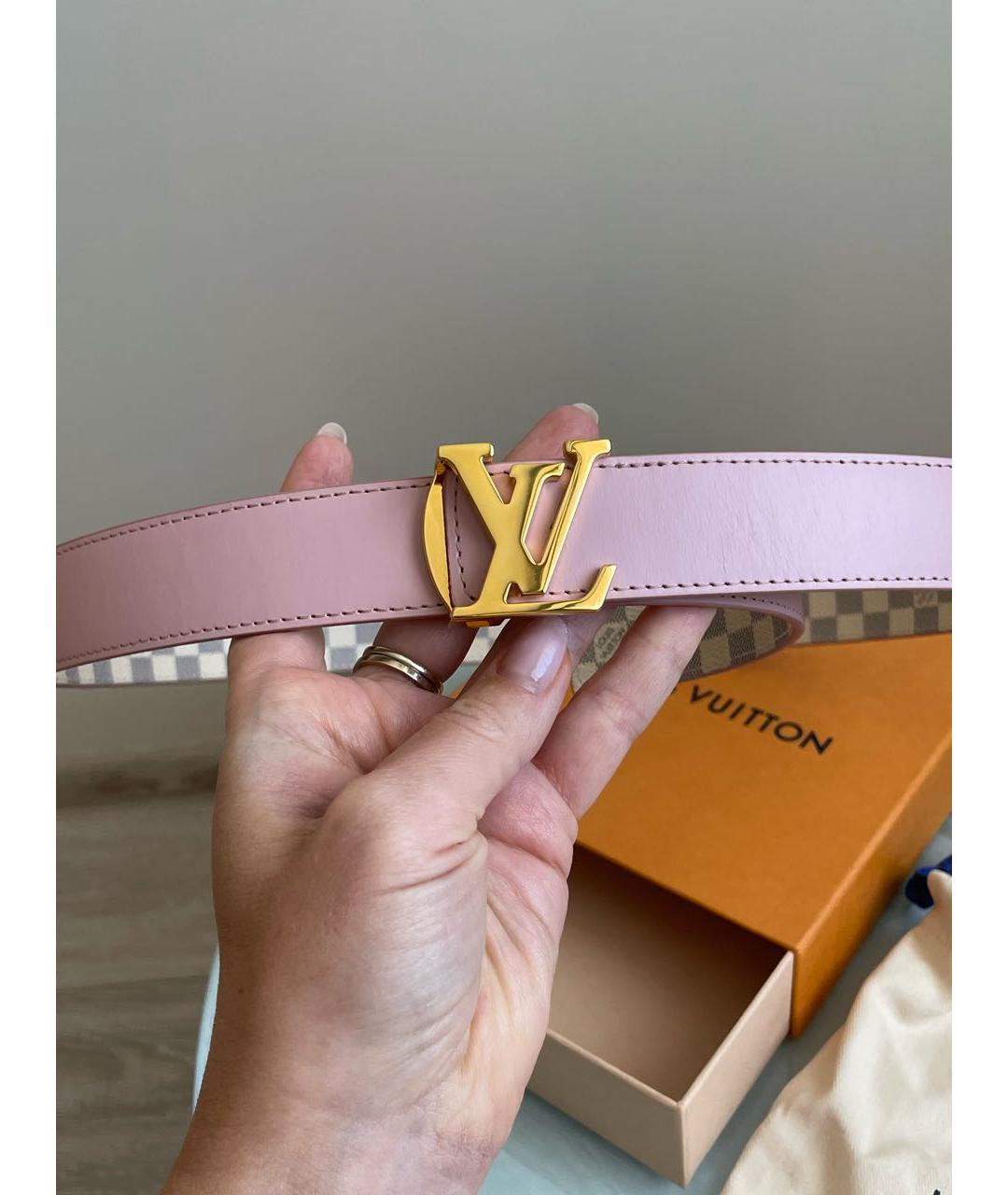 LOUIS VUITTON Розовый ремень, фото 9