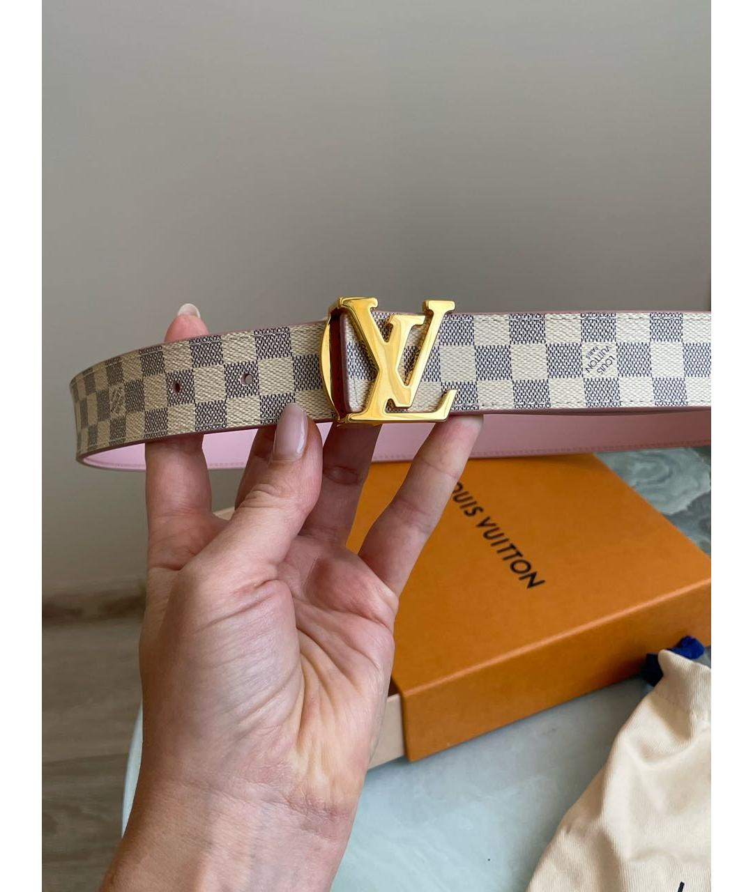 LOUIS VUITTON Розовый ремень, фото 2