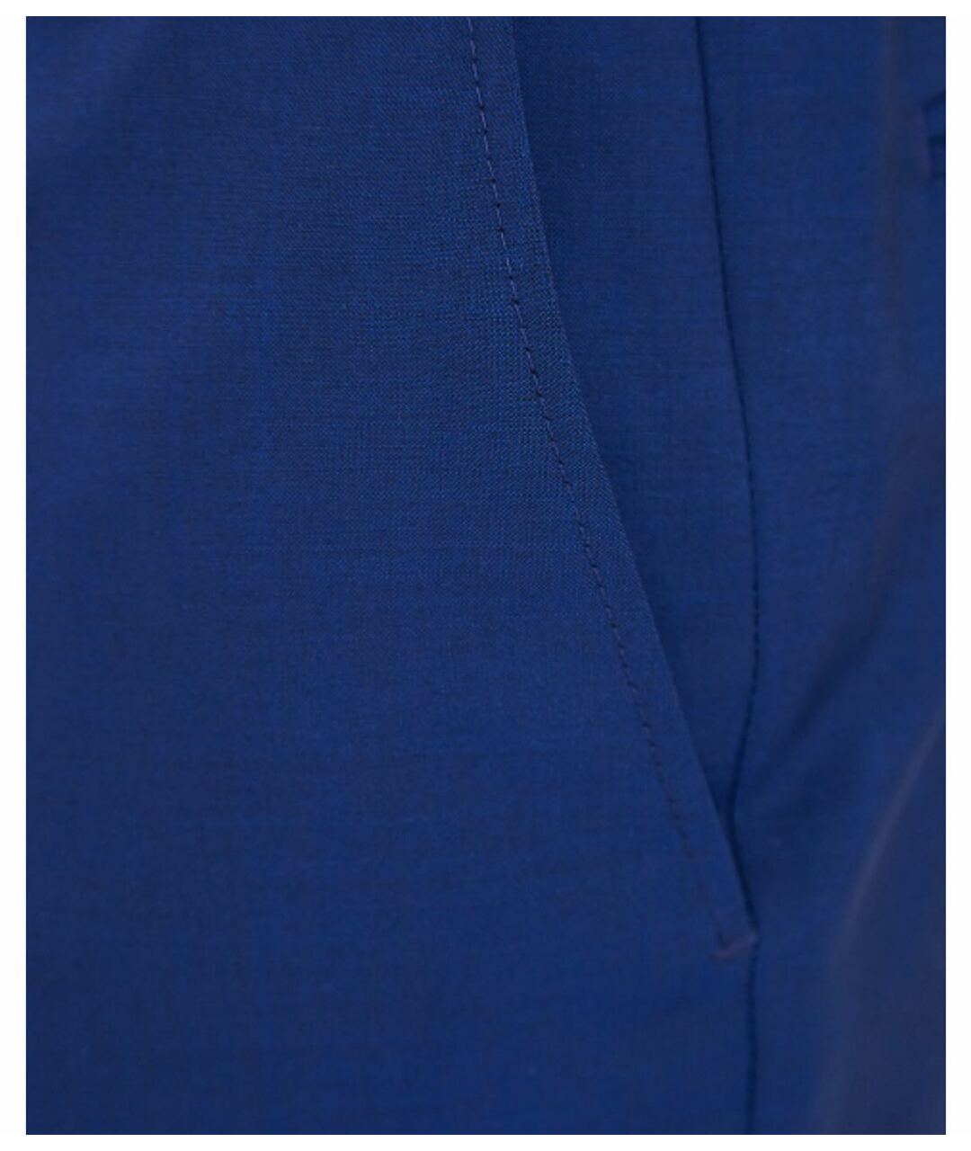 BRIONI Синие шерстяные классические брюки, фото 6