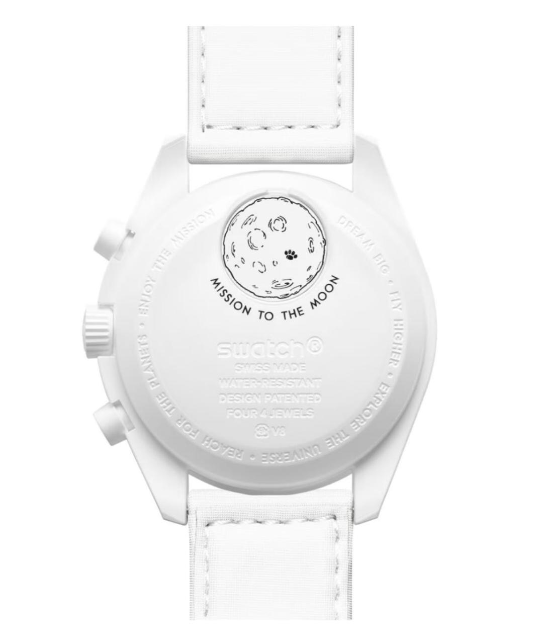 OMEGA Белые керамические часы, фото 2
