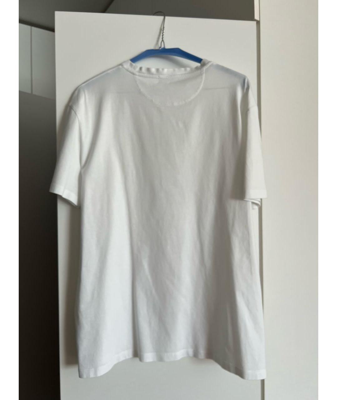 VALENTINO Белая хлопковая футболка, фото 2