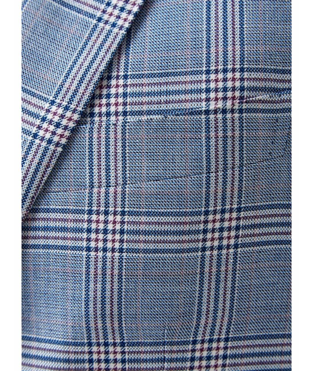 BRIONI Голубой шерстяной пиджак, фото 6
