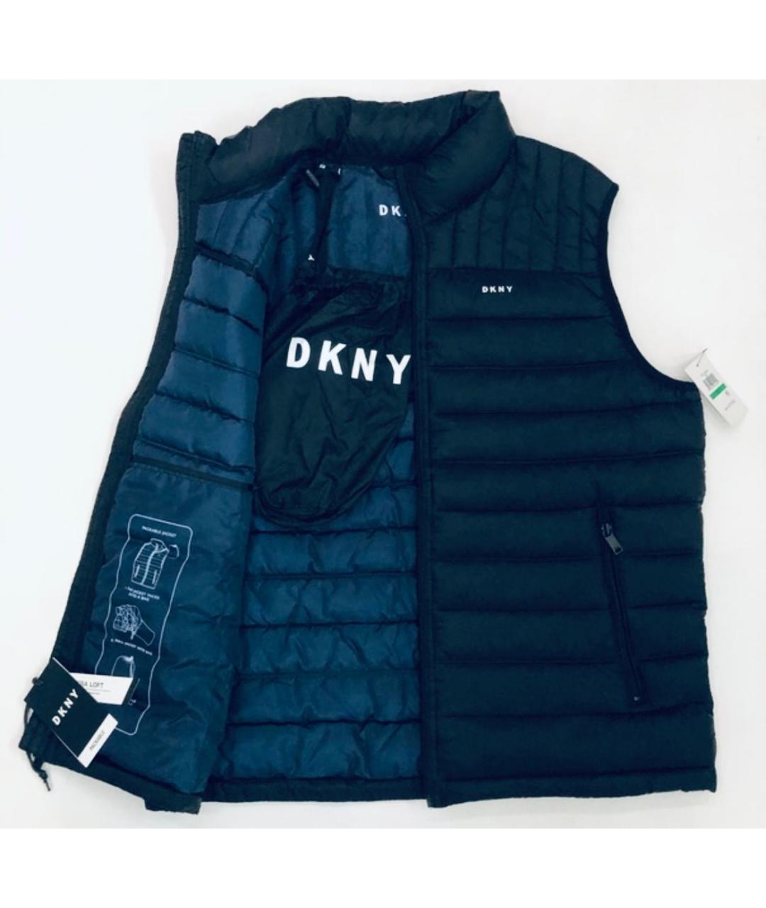 DKNY Темно-синий жилет, фото 8