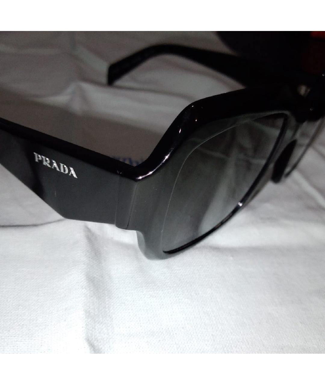 PRADA Черные солнцезащитные очки, фото 3