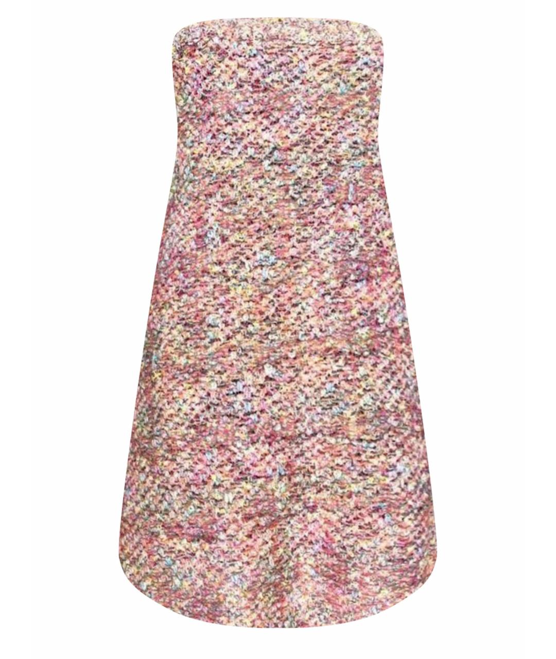 CHANEL Розовое полиамидовое коктейльное платье, фото 1