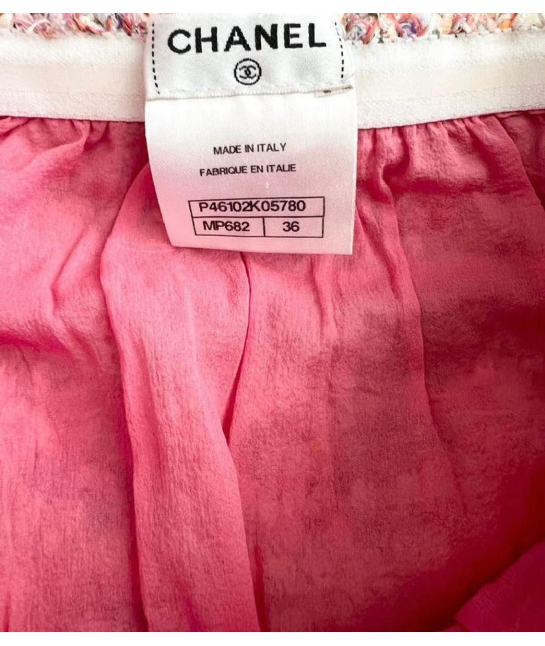 CHANEL Розовое полиамидовое коктейльное платье, фото 7