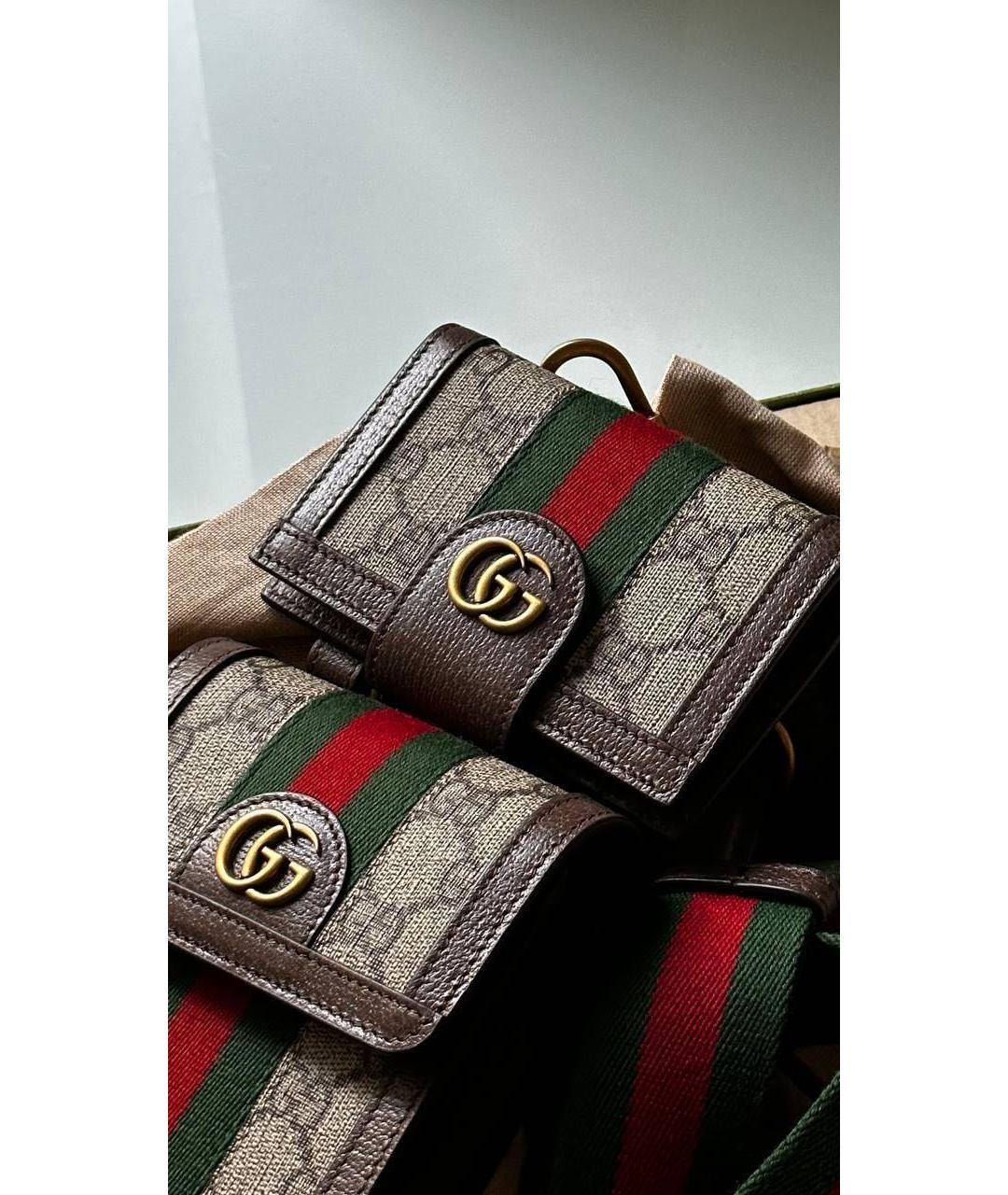 GUCCI Коричневая сумка через плечо, фото 4