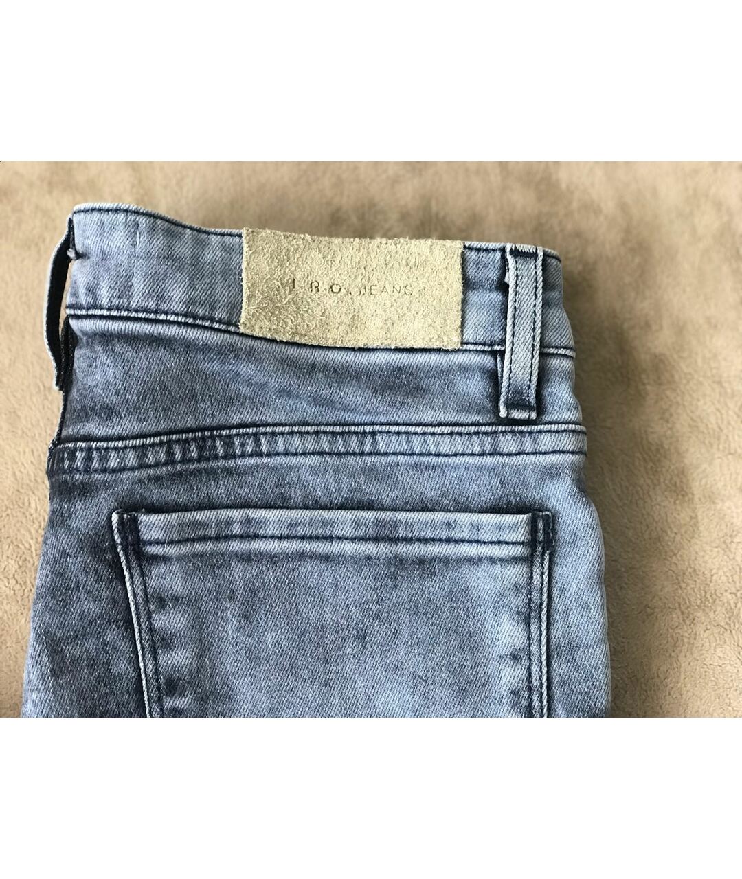 IRO Хлопко-эластановые джинсы слим, фото 4