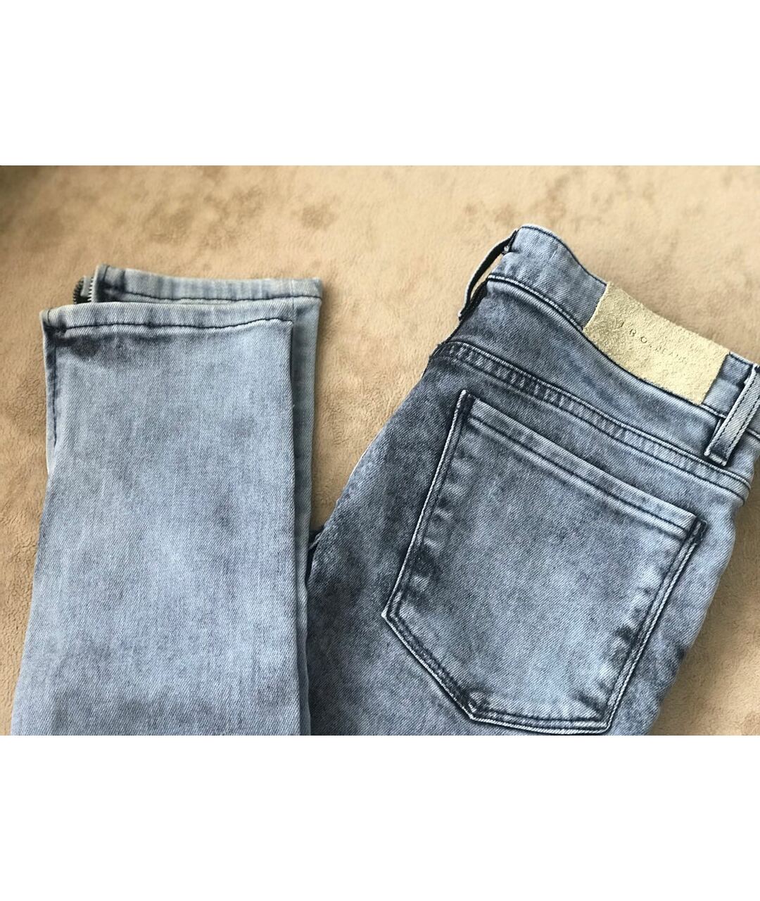 IRO Хлопко-эластановые джинсы слим, фото 6