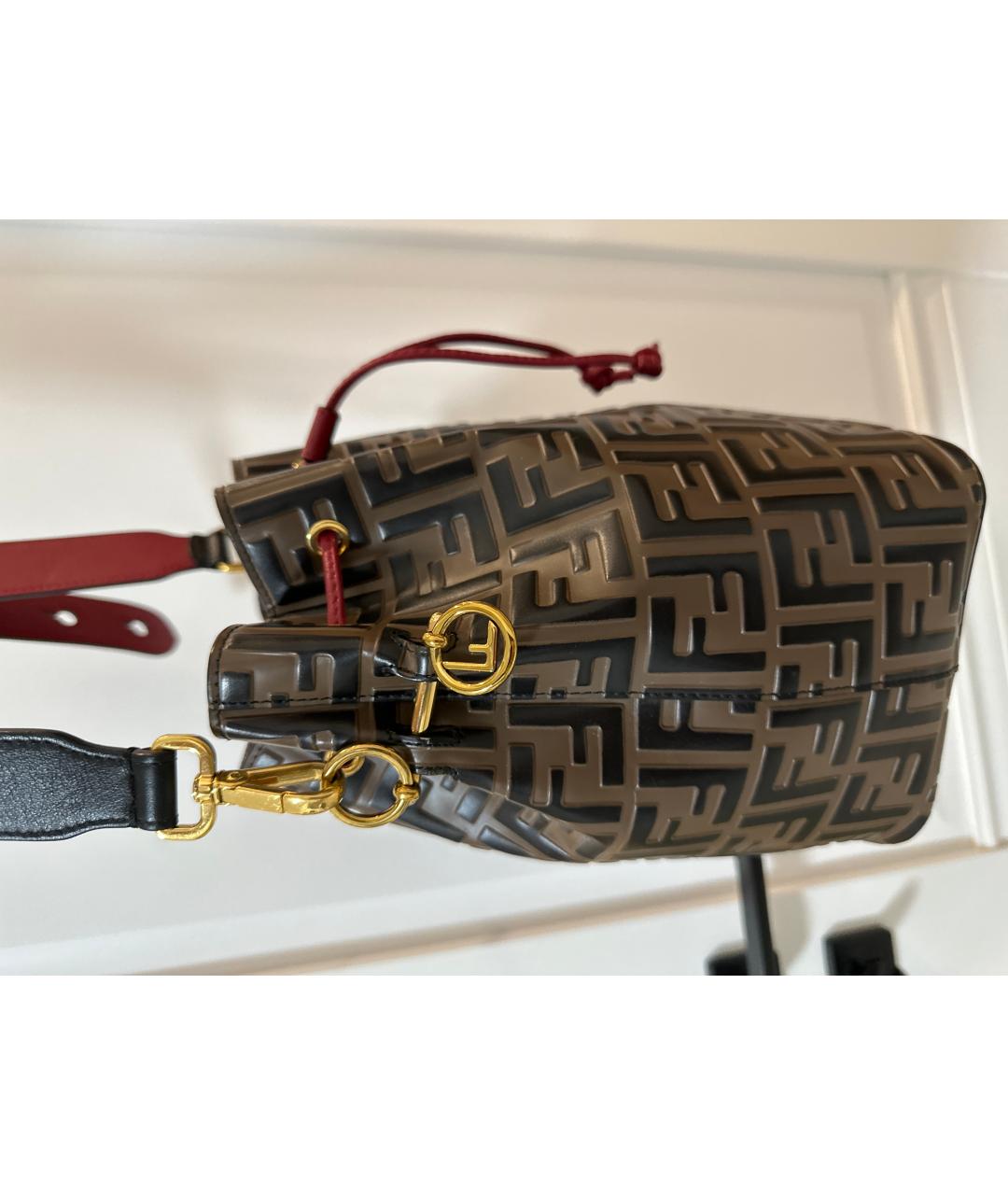 FENDI Коричневая сумка тоут, фото 2