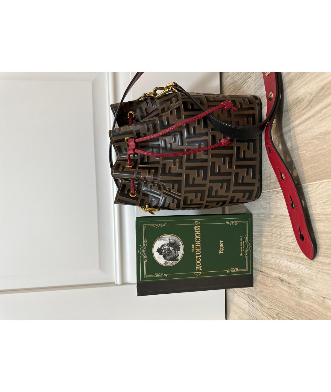 FENDI Коричневая сумка тоут, фото 9