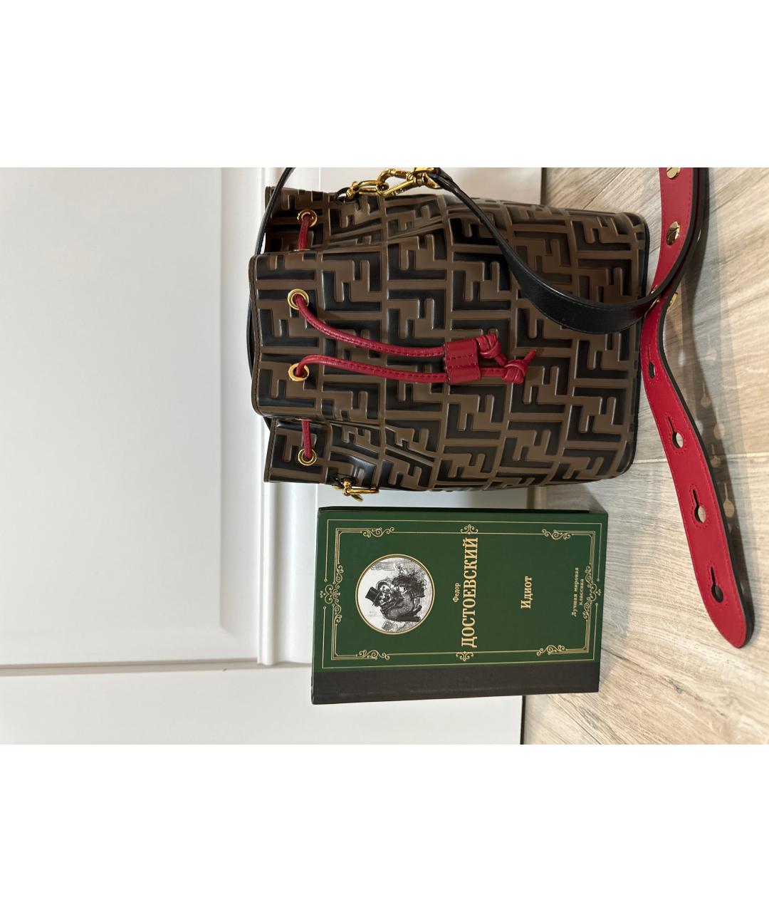 FENDI Коричневая сумка тоут, фото 8