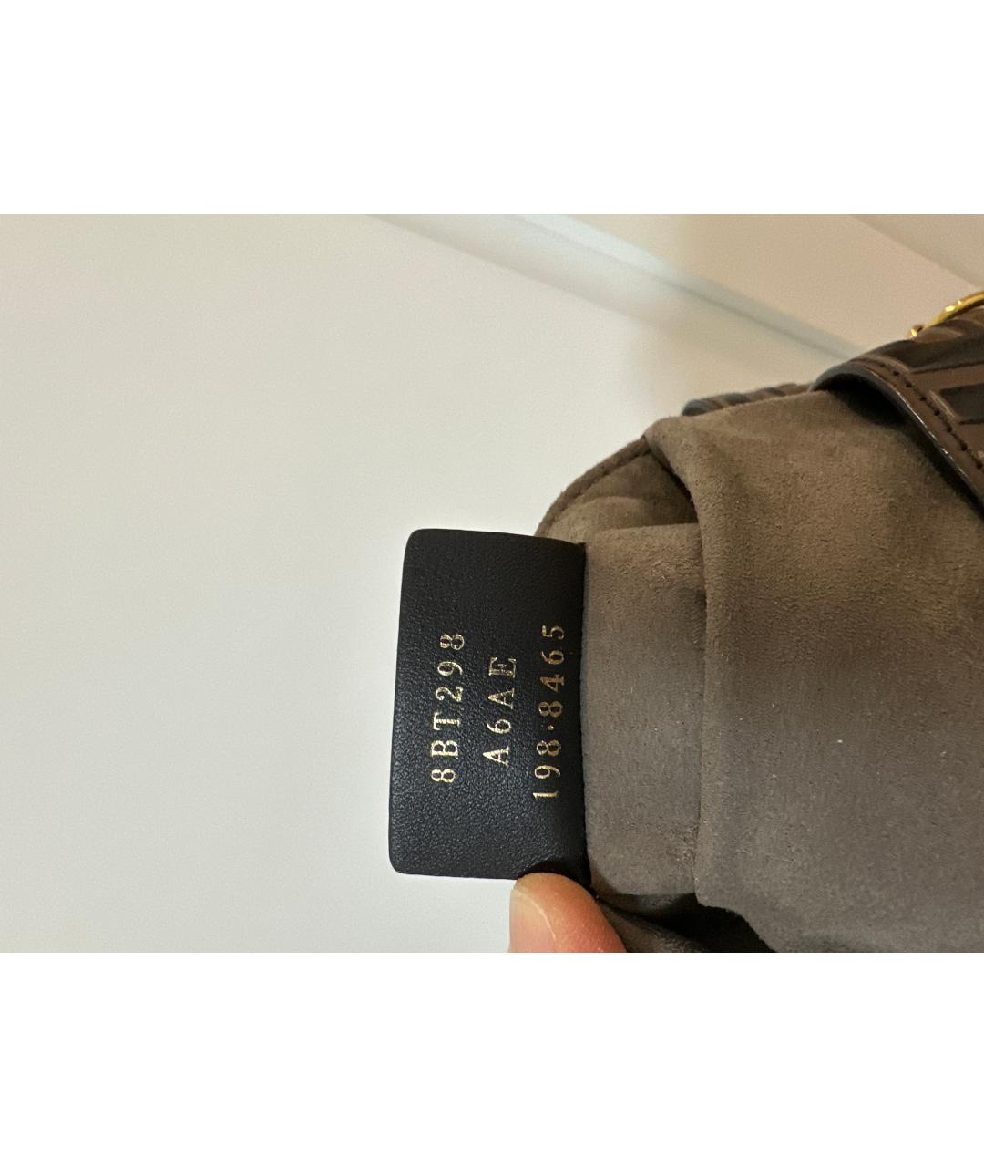 FENDI Коричневая сумка тоут, фото 5