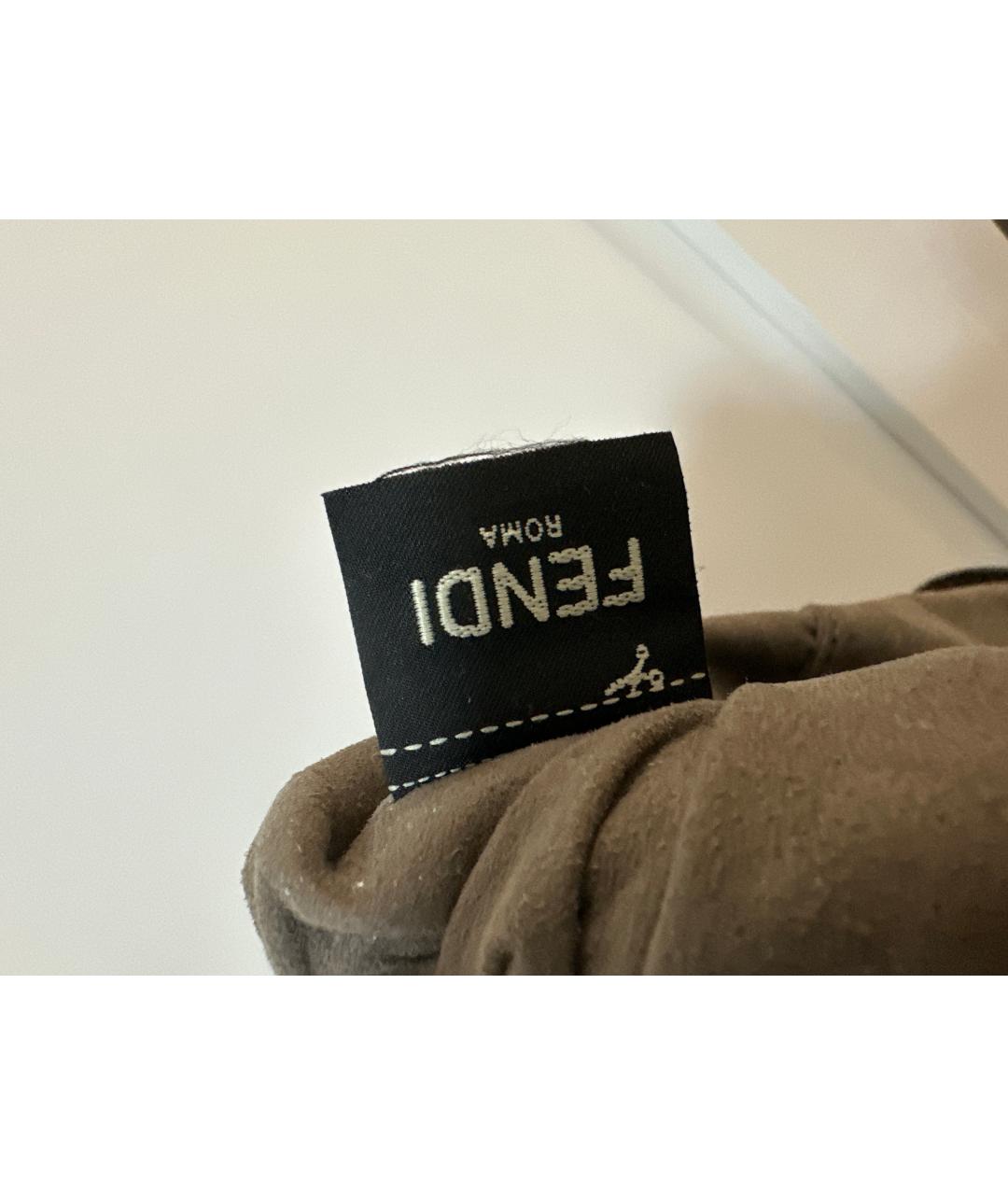 FENDI Коричневая сумка тоут, фото 7