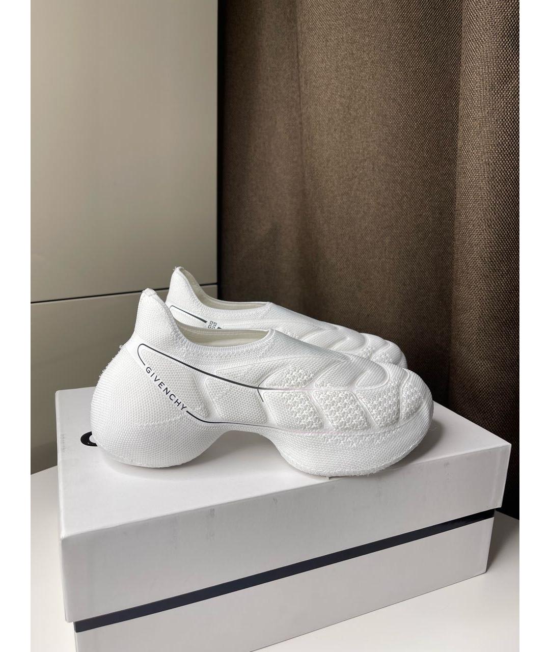 GIVENCHY Белые текстильные кроссовки, фото 9