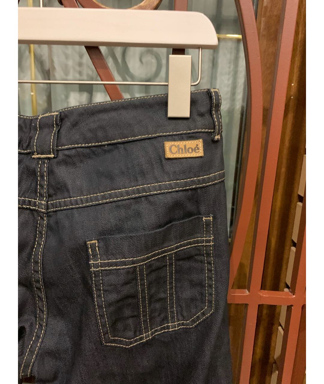 CHLOE Черные деним детские джинсы, фото 4