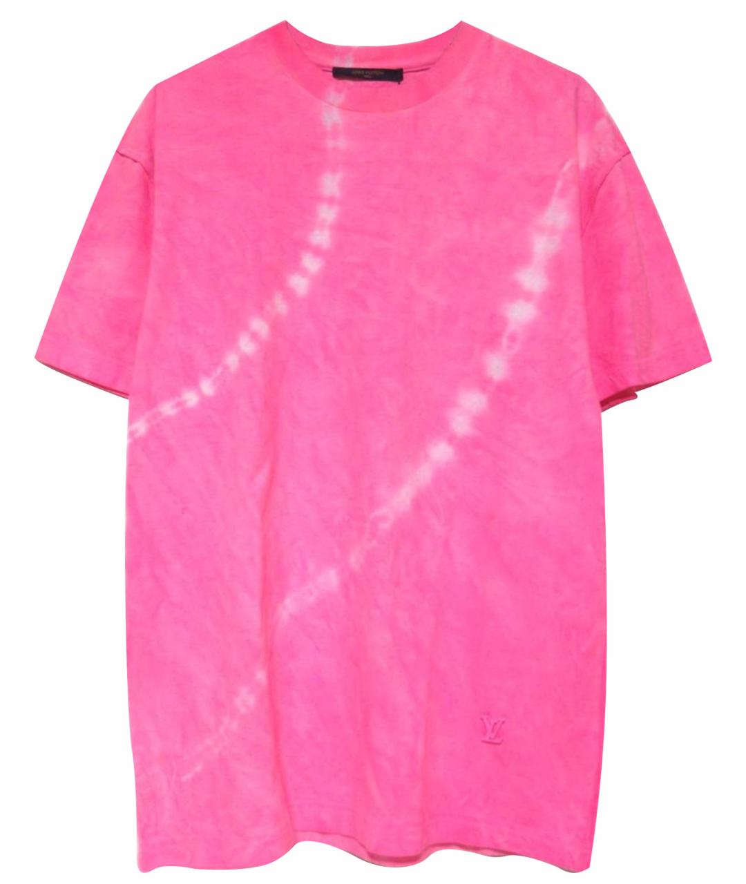 LOUIS VUITTON Розовая футболка, фото 1