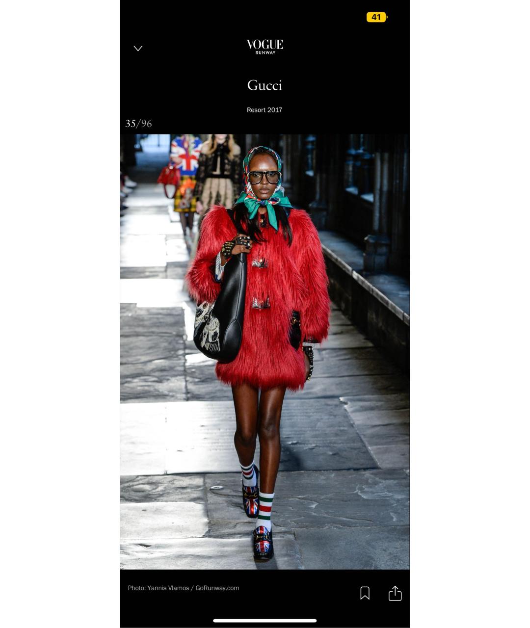 GUCCI Черная кожаная сумка тоут, фото 8