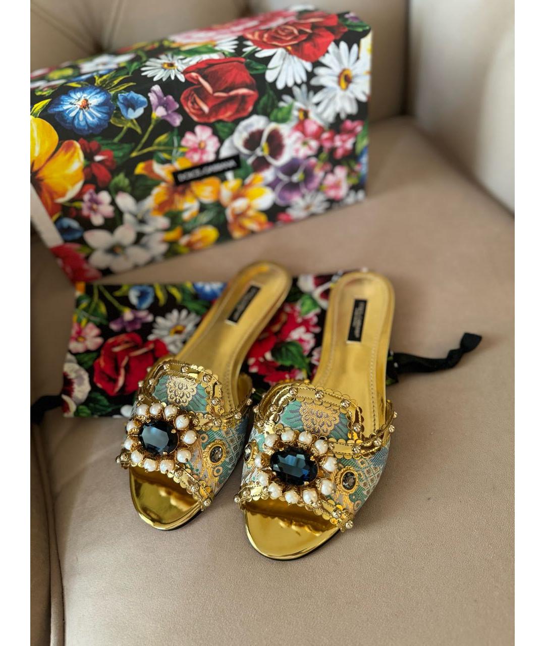 DOLCE&GABBANA Шлепанцы, фото 4