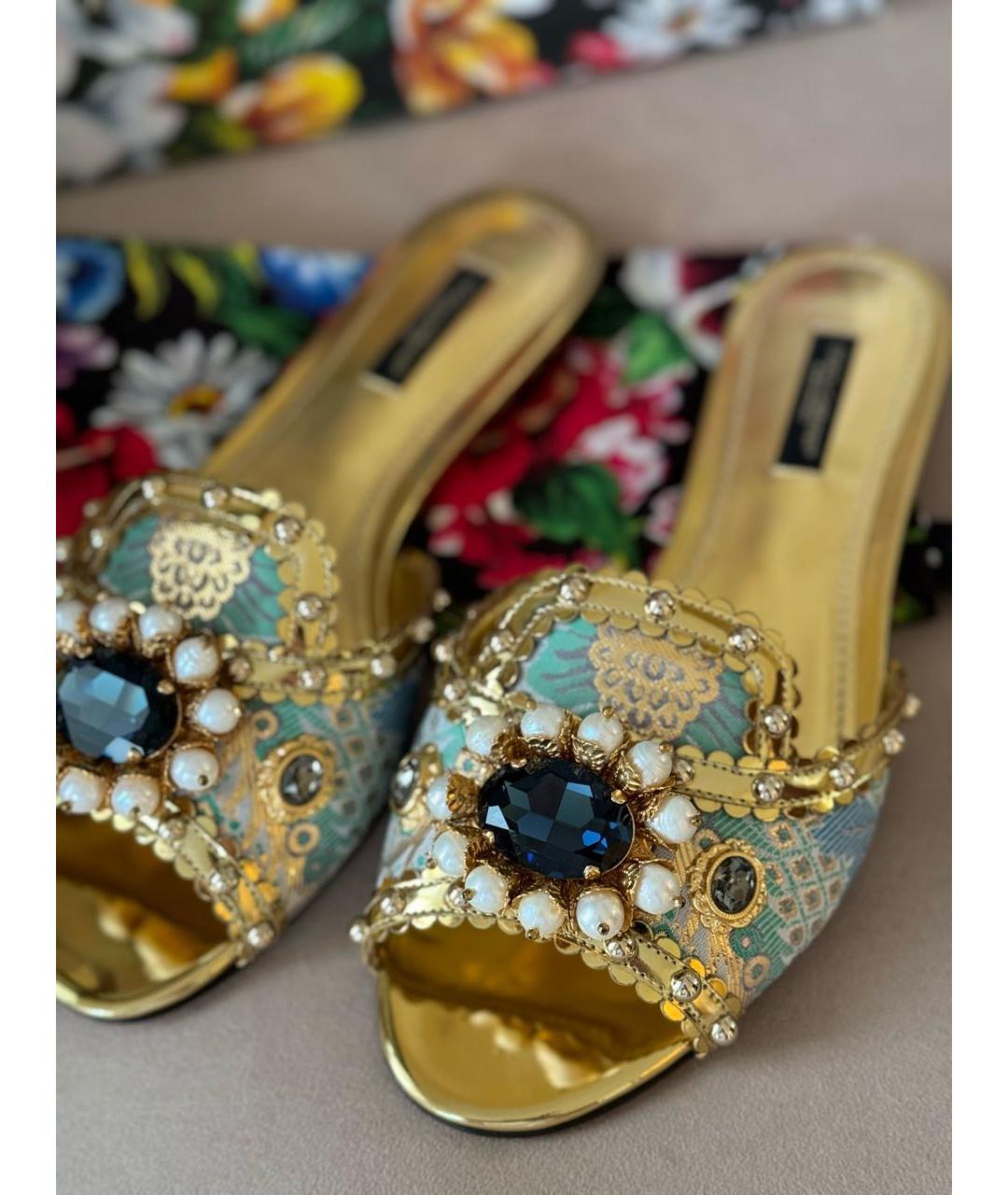 DOLCE&GABBANA Шлепанцы, фото 5