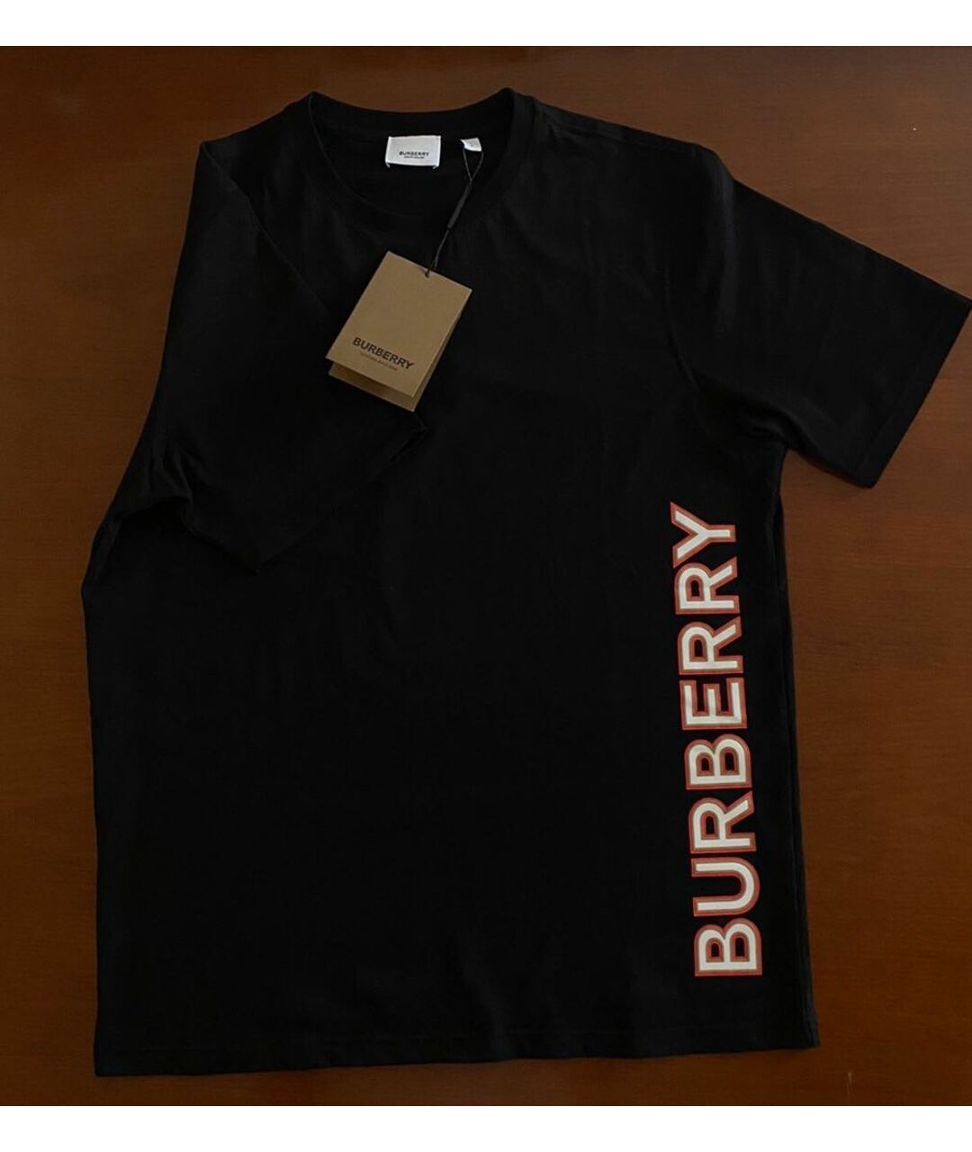 BURBERRY Черная футболка, фото 2