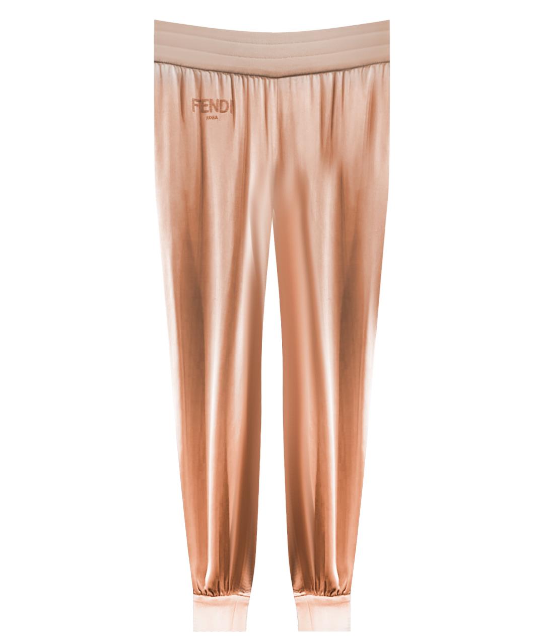 FENDI Розовые брюки широкие, фото 1