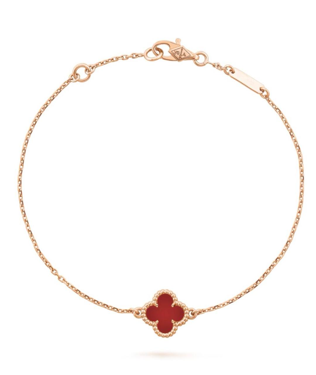 VAN CLEEF & ARPELS Красный браслет из розового золота, фото 2