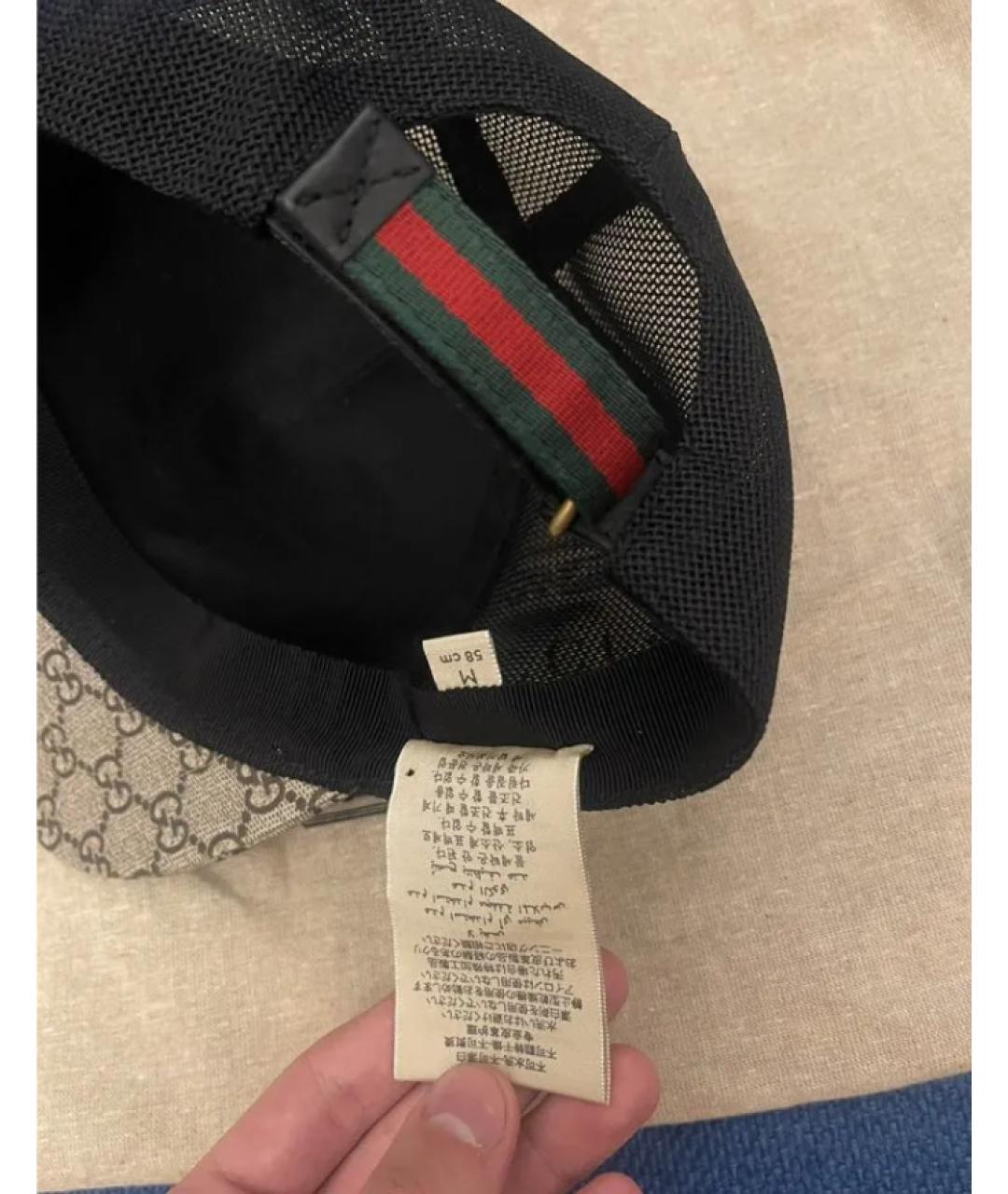 GUCCI Бежевая кепка/бейсболка, фото 3