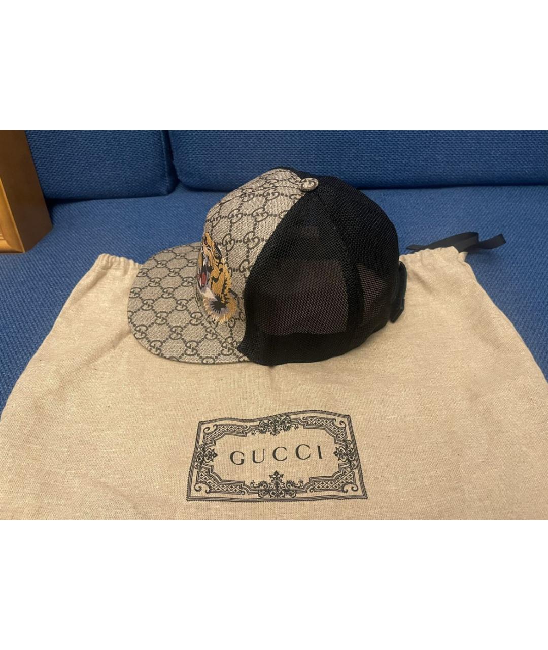 GUCCI Бежевая кепка/бейсболка, фото 2