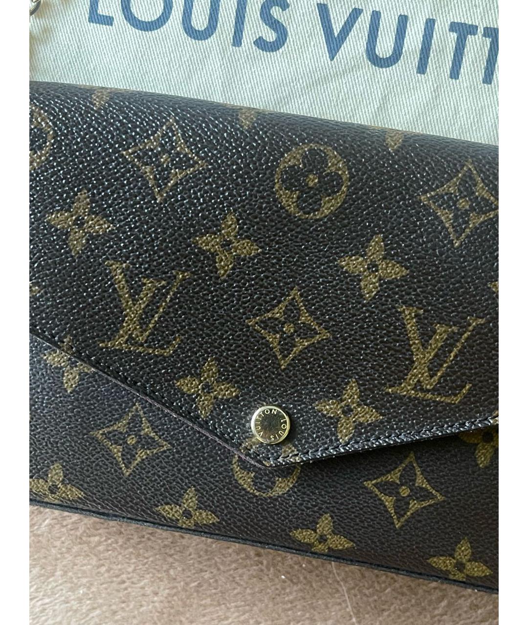 LOUIS VUITTON Коричневая сумка через плечо, фото 4