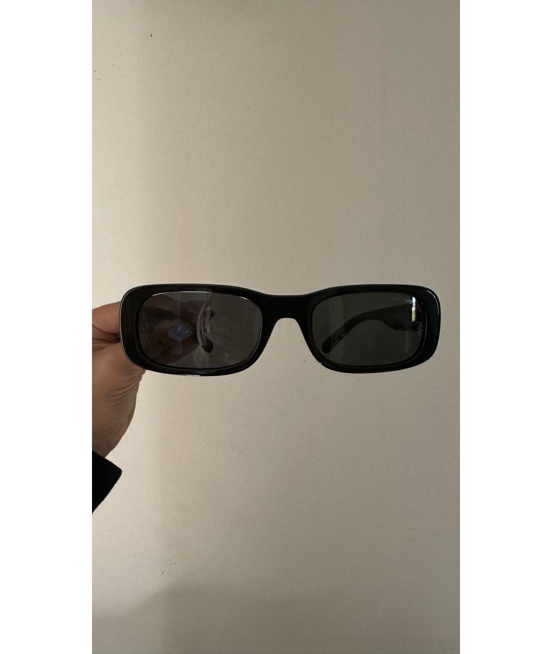 MIU MIU Черные пластиковые солнцезащитные очки, фото 7
