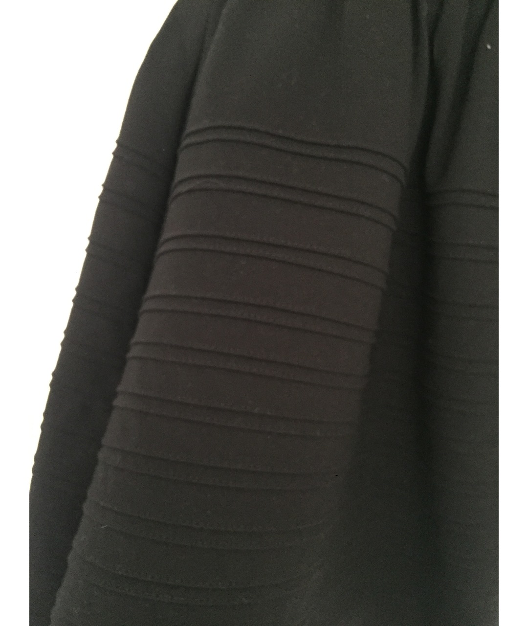 MAJE Черное хлопко-эластановое повседневное платье, фото 5