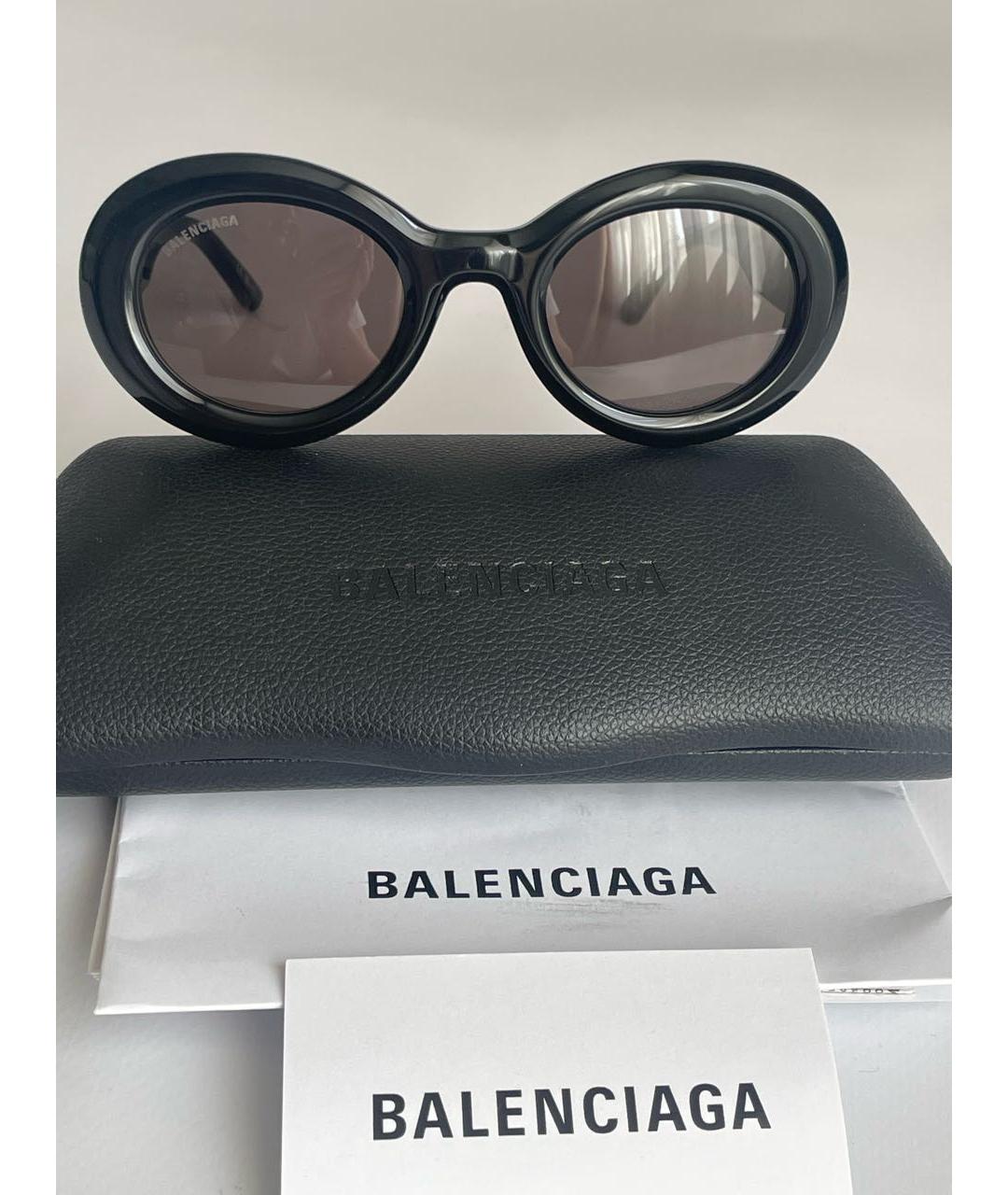 BALENCIAGA Черные солнцезащитные очки, фото 6