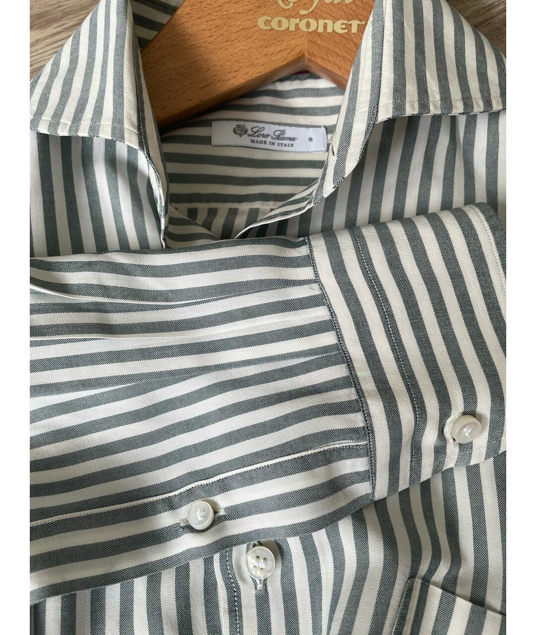 LORO PIANA Антрацитовая шелковая кэжуал рубашка, фото 4