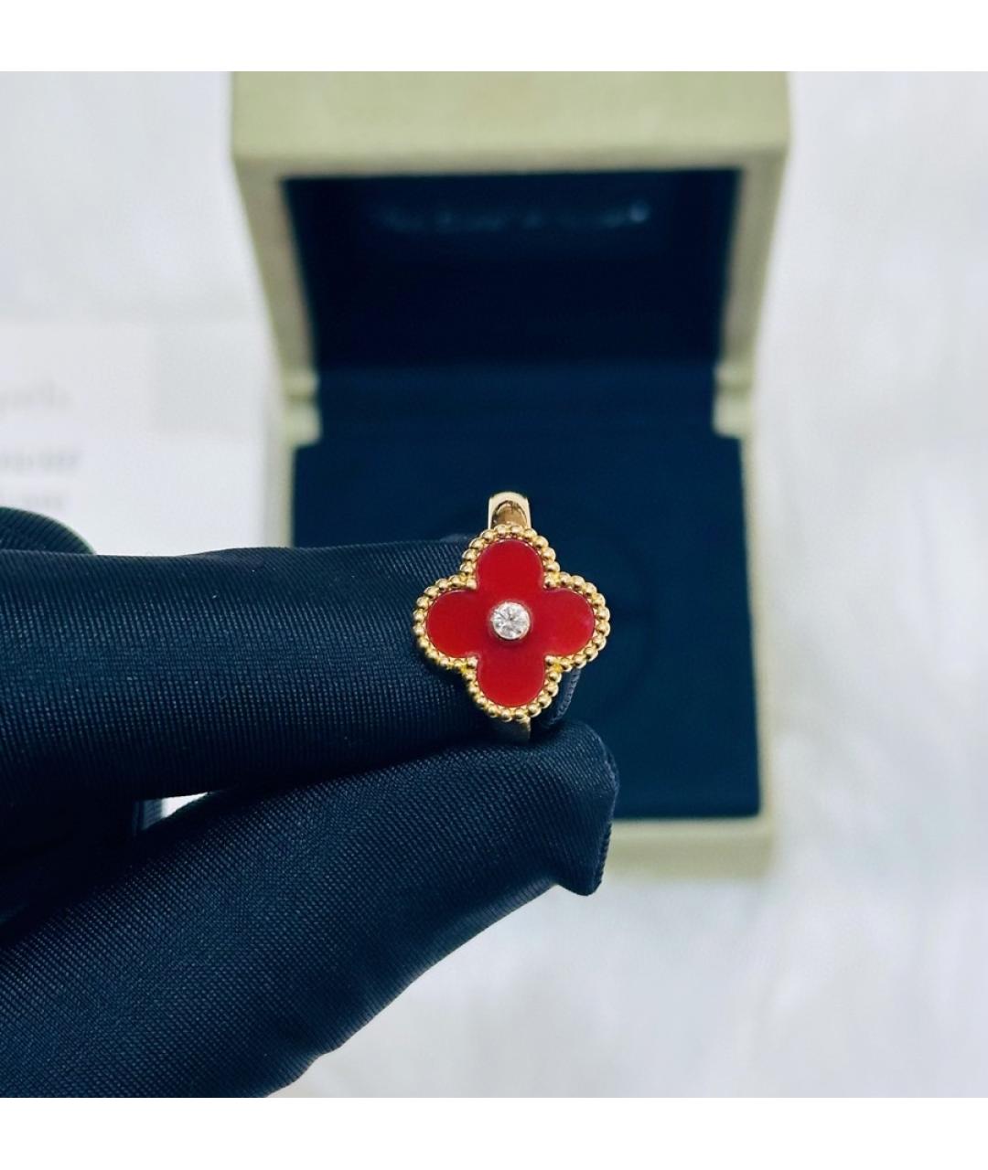 VAN CLEEF & ARPELS Красное кольцо из розового золота, фото 3