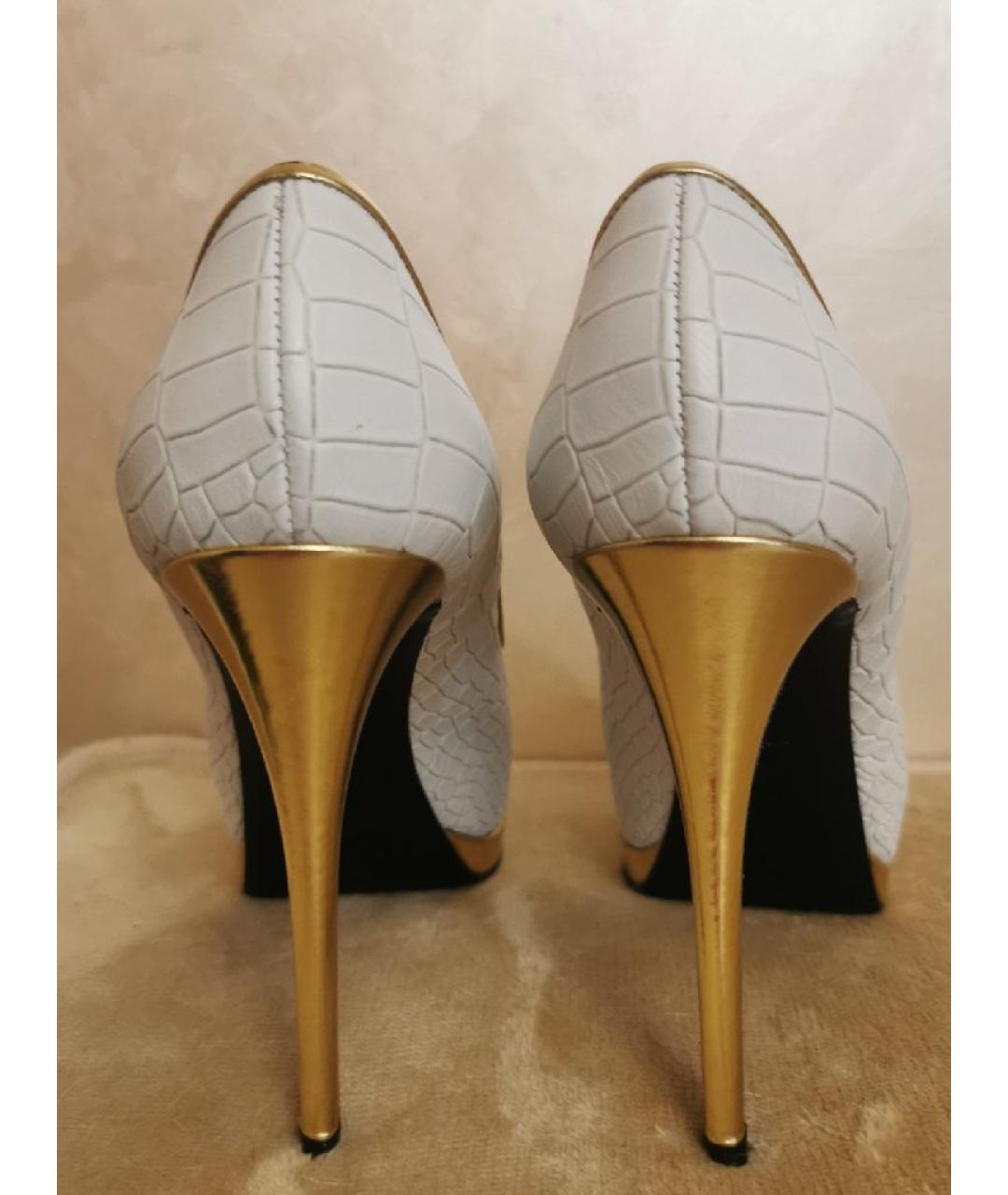 GIUSEPPE ZANOTTI DESIGN Серые кожаные туфли, фото 4