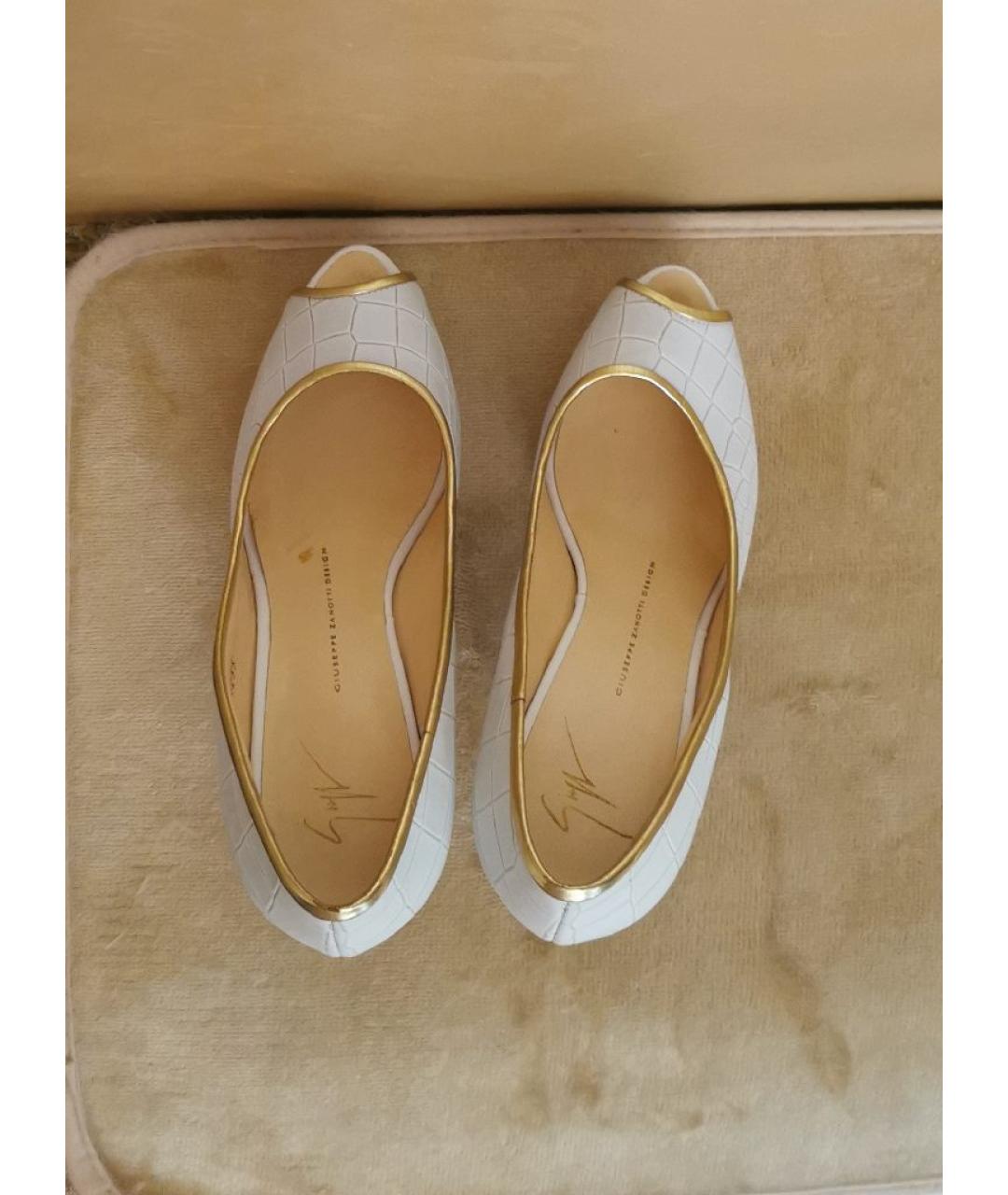 GIUSEPPE ZANOTTI DESIGN Серые кожаные туфли, фото 3