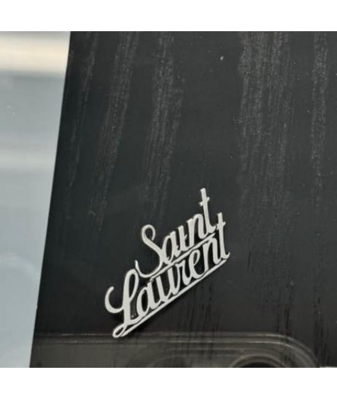 SAINT LAURENT Серая булавка / брошь, фото 3