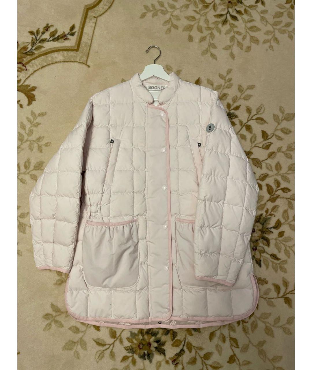 BOGNER Розовая полиамидовая куртка, фото 7