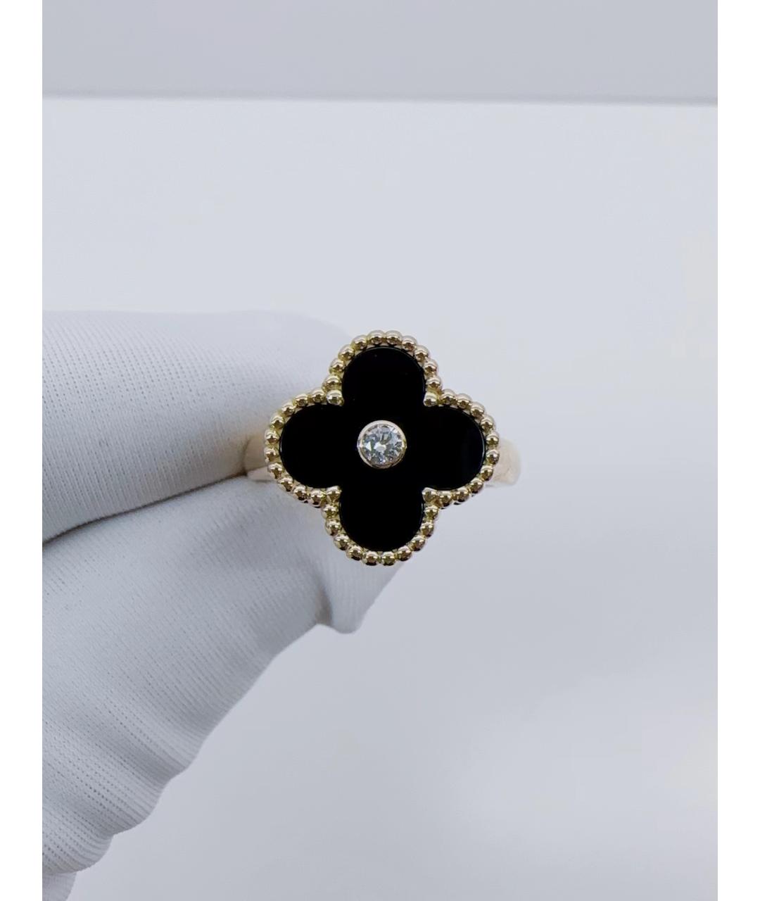 VAN CLEEF & ARPELS Черное керамическое кольцо, фото 6