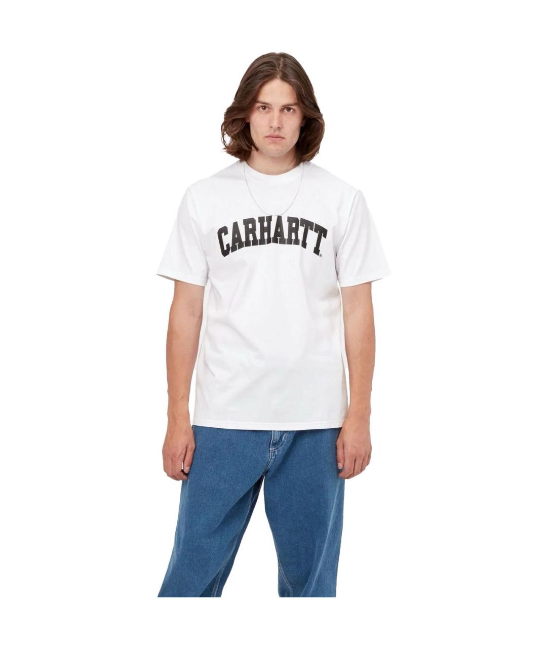 CARHARTT WIP Белая футболка, фото 2