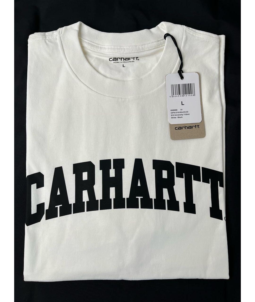 CARHARTT WIP Белая футболка, фото 3