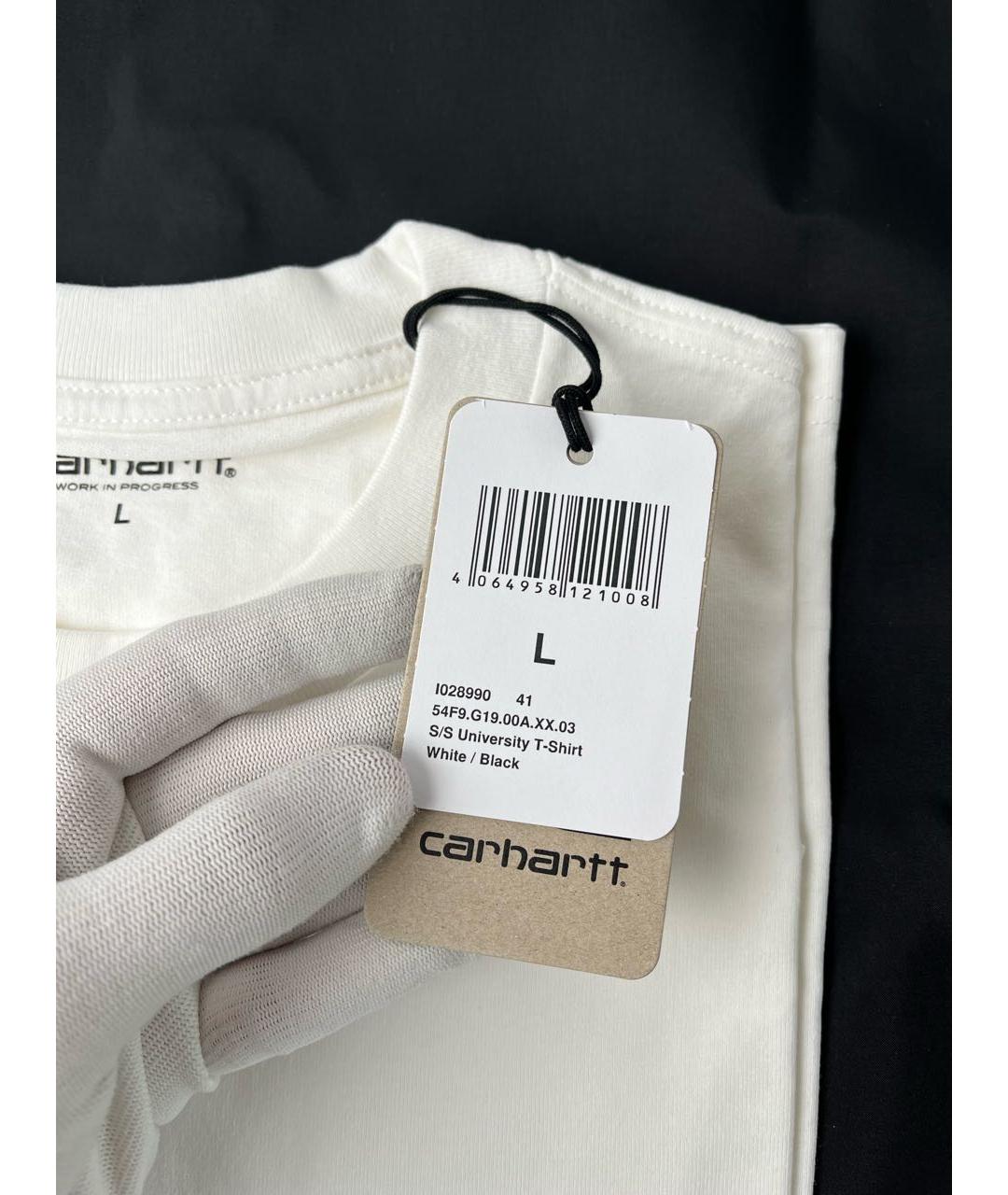 CARHARTT WIP Белая футболка, фото 4