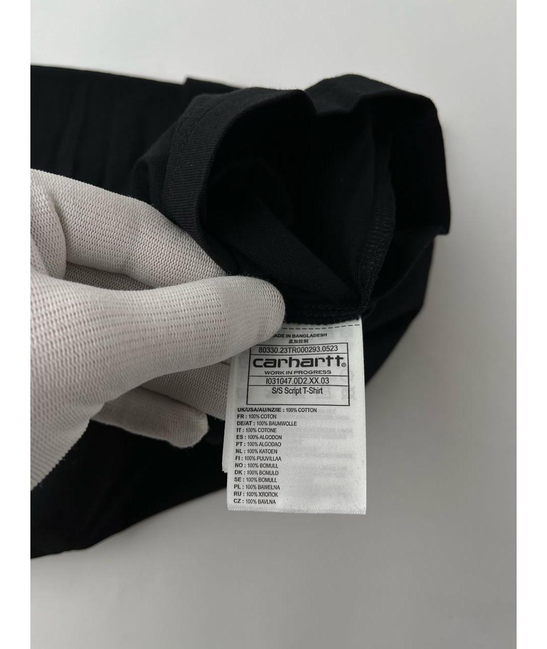 CARHARTT WIP Черная футболка, фото 6
