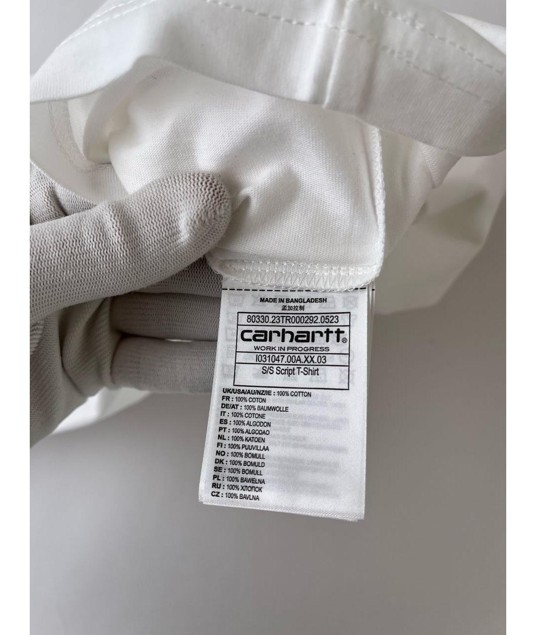CARHARTT WIP Белая футболка, фото 6