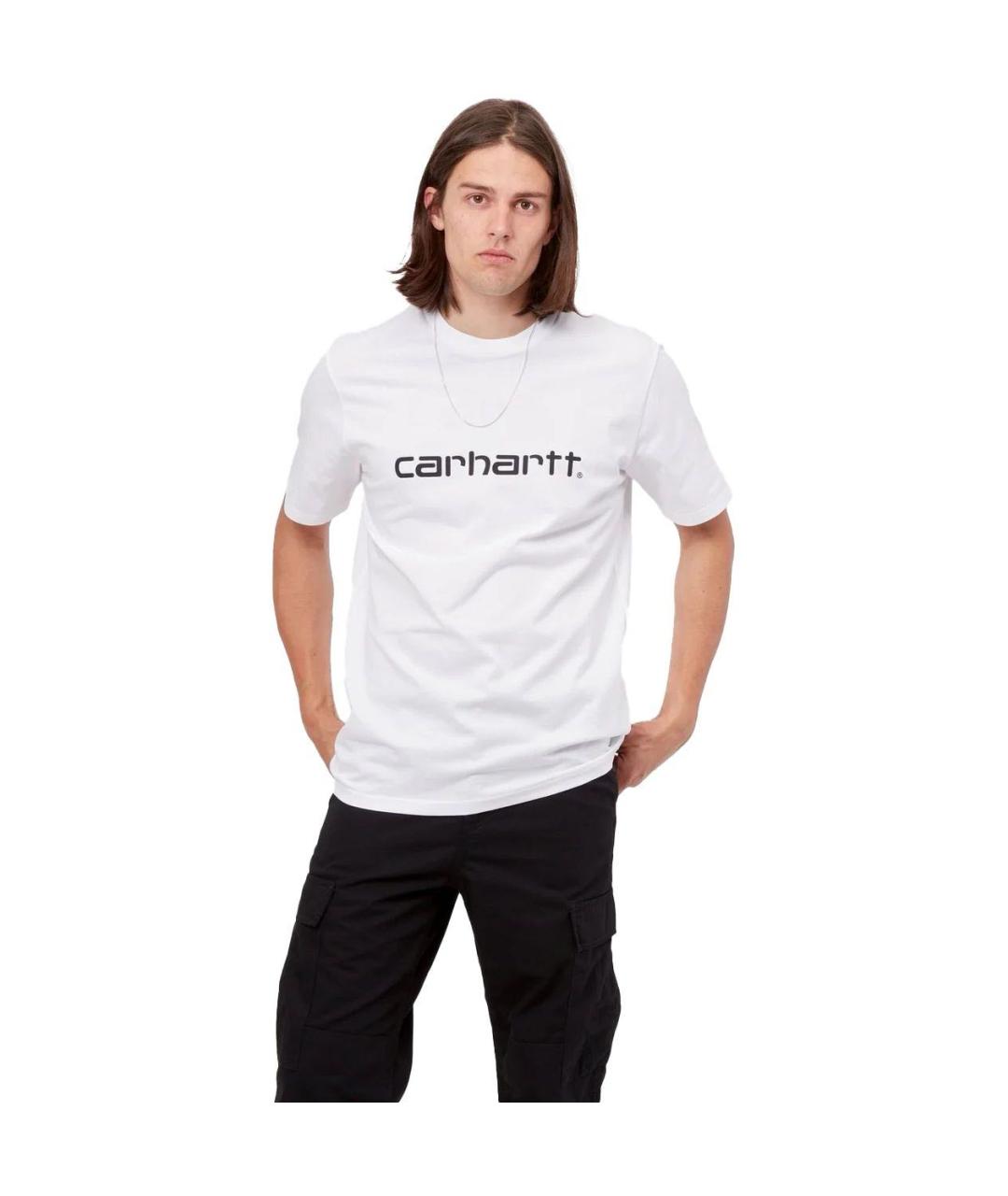 CARHARTT WIP Белая футболка, фото 2