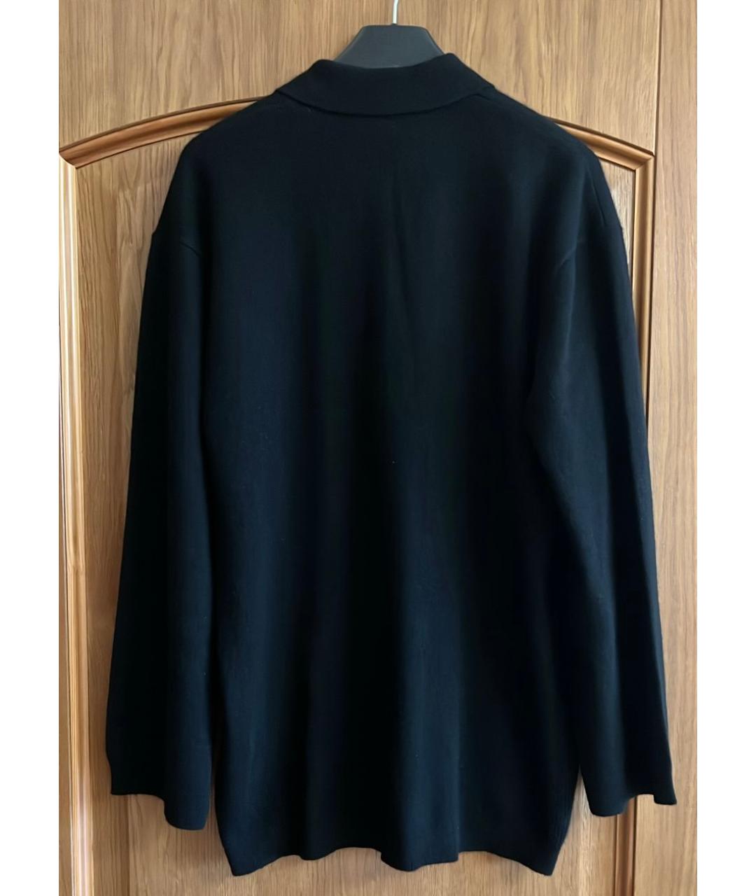 GANNI Черный кашемировый джемпер / свитер, фото 2